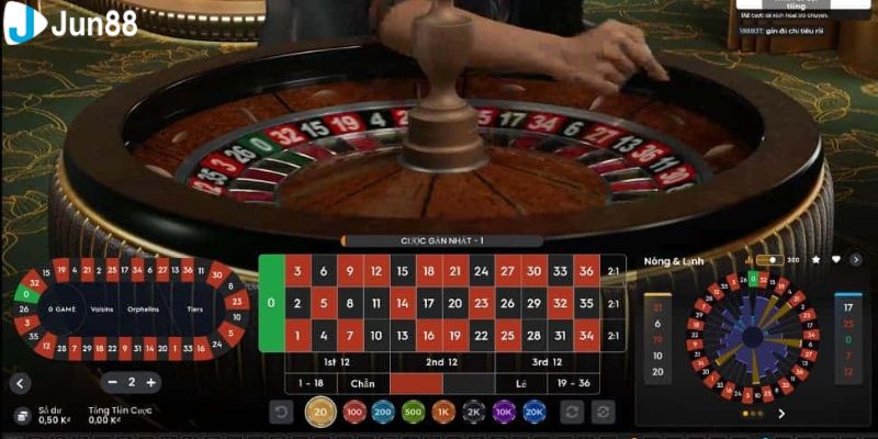 Đa dạng các cửa cược Roulette để người chơi lựa chọn